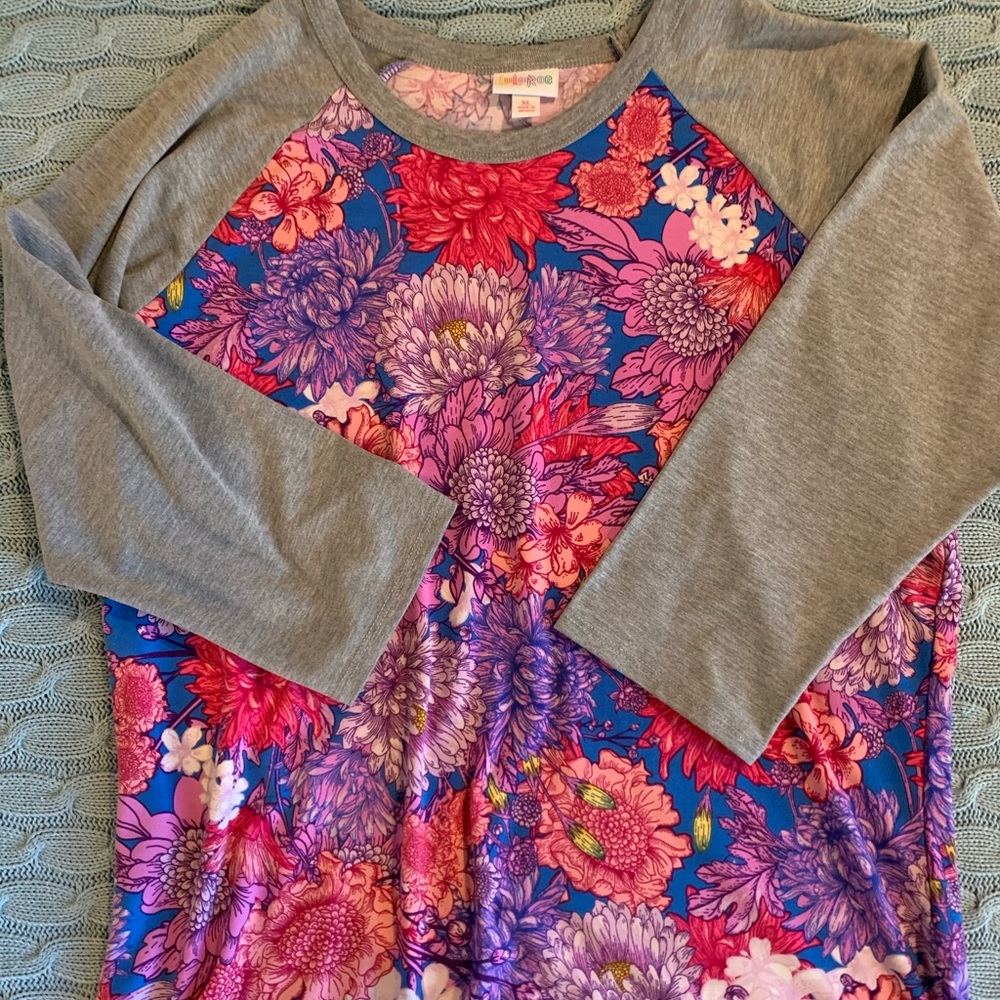 LuLaRoe XL Randy flower print